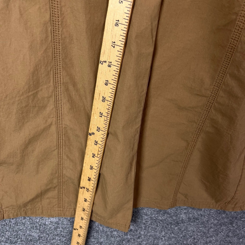 Böhme Cargo Pants Womens Medium Brown Excellent Wide Leg Elastic Waist Utility - Picture 7 of 10